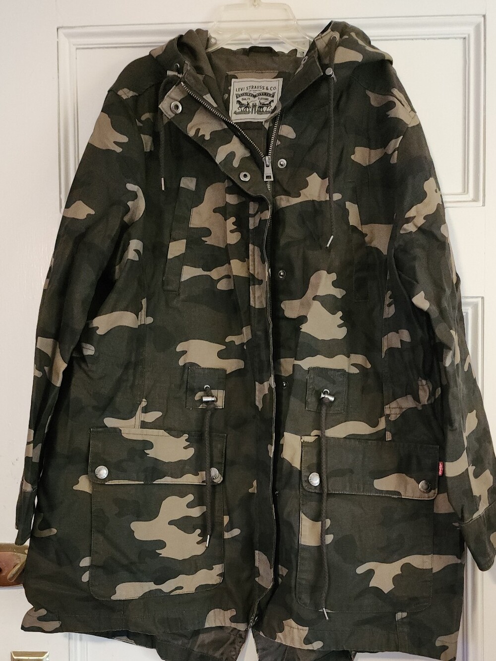 Levi Strauss & Co. Camo Utility Jacket in Green & Brown Like New
